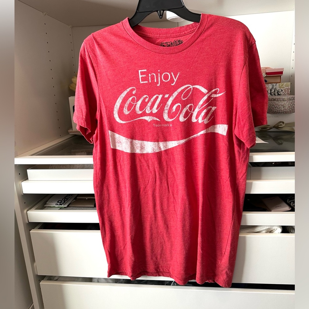 Men’s Coca Cola Red Short Sleeve Tee from Old Navy